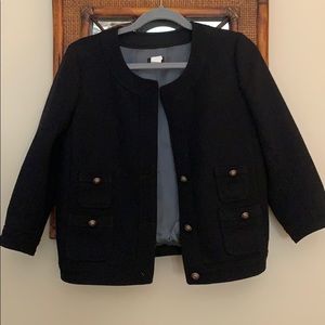 J.Crew Black Tweed Jacket, 4